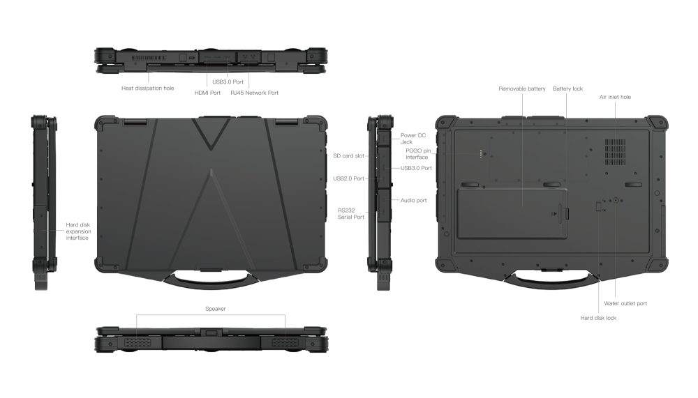 X15T 15.6" Rugged Laptop Windows 11